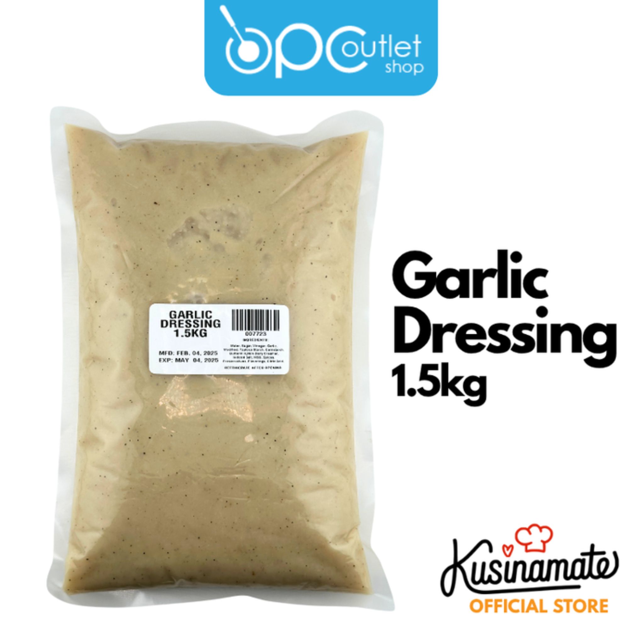 Kusinamate Garlic Dressing 1.5L